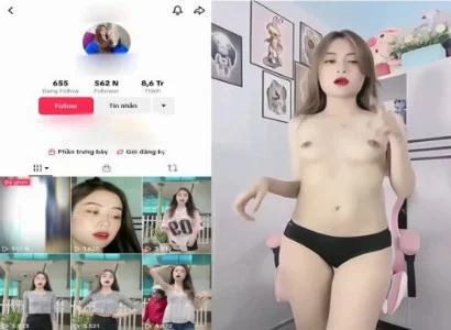 Cuộc chơi với em Tiktoker da trắng thân hình cực ngon